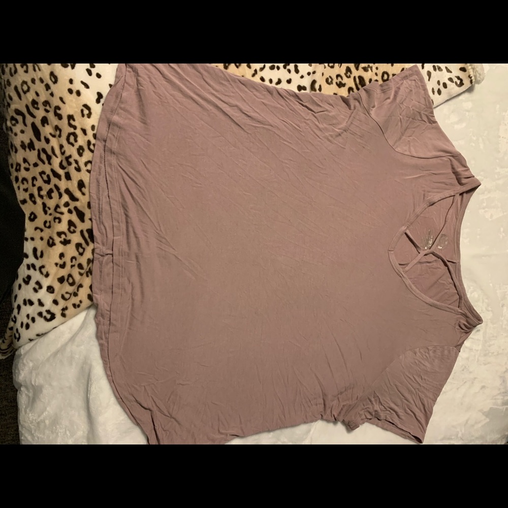 blush pink tee